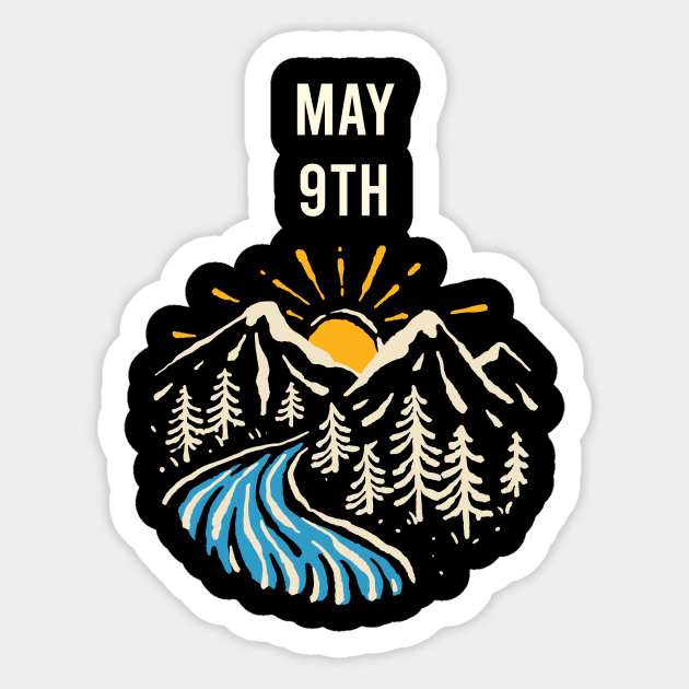 Landscape May 9th 09 Sticker by blakelan128